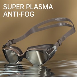 WATER TIME Swimming goggles adult for men pool goggles for women Professional Anti Fog No Leaking UV Protection (Lilac purple)