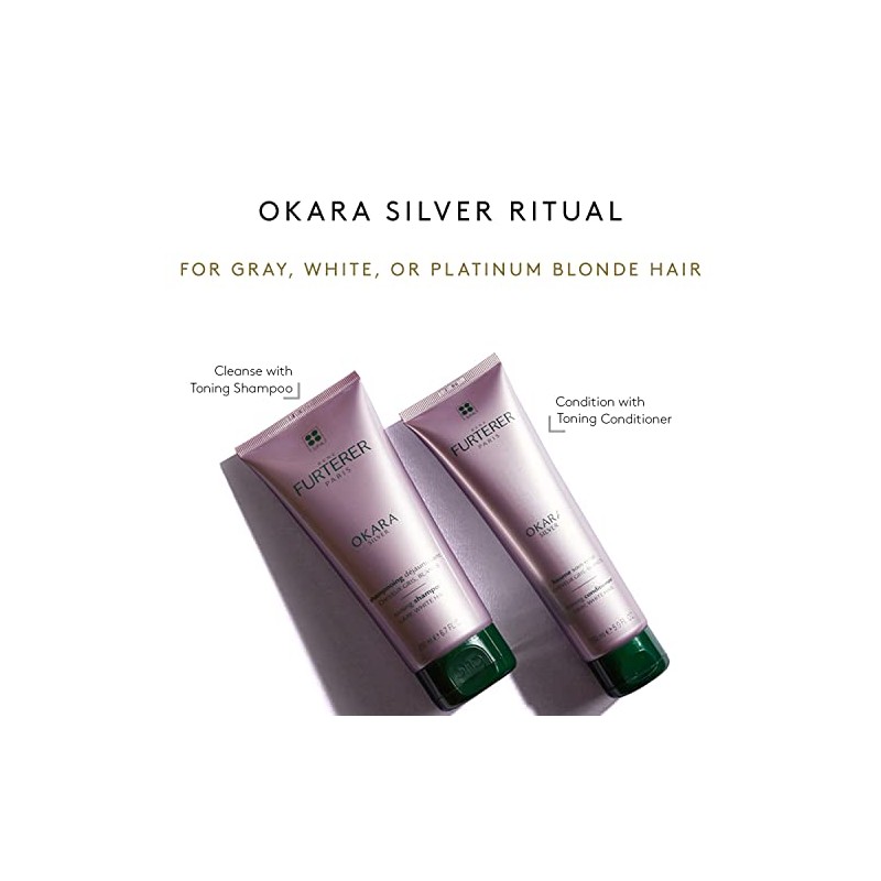 Rene Furterer Toning Shampoo, Okara Silver, 6.7 Fl. Oz.