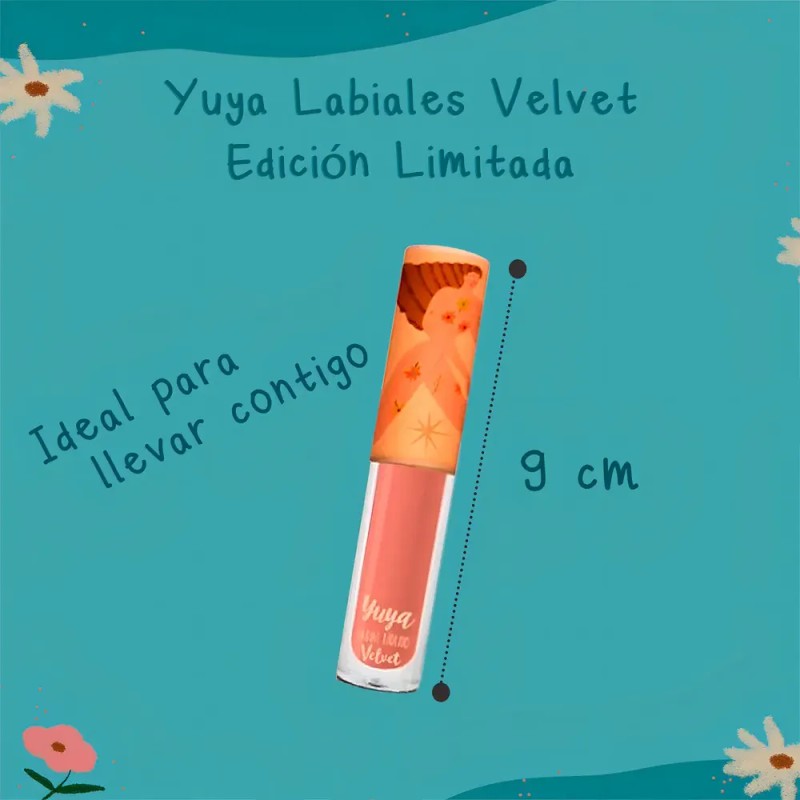 SET DE 6 Labiales Velvet YUYA Larga Duración - Edición