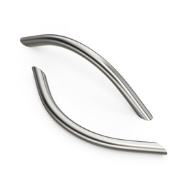 goldenwarm 15 Pack Bow Kitchen Cabinet Door Handles 128mm Cupboards Drawers,Brushed Nickel Drawer Furniture Handles,Pull Handle Stainless Steel