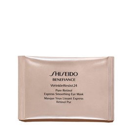 Shiseido Benefiance WrinkleResist24 - Pure Retinol Express Smoothing Eye Mask - 12 Sets of Two Eye Masks - Reduces Appearance of Wrinkles in 15 Minutes