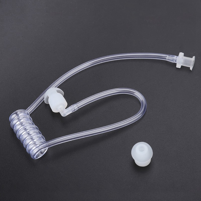 10PCS Replacement Acoustic Coil Tube for Walkie Talkie Earpieces and