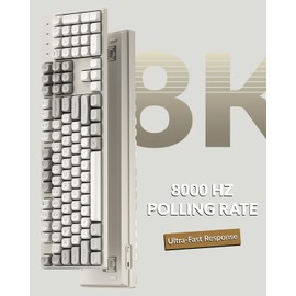 Keychron C2 Pro Wired Mechanical Keyboard with 8K Hz Polling Rate, Full Size Custom RGB Backlit Hot-Swappable, Non-Shine Through PBT Keycaps Compatible with Mac Windows Linux