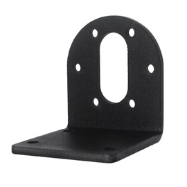 3pcs DC Gear Motor Mount 37mm GA/GB Metal L Shape Motor Holder Fixed Mounting Base for RC Car 5055 Engines Black