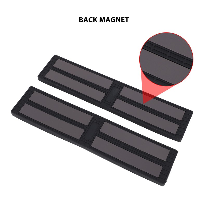 2PCS Stove Top Shelf Silicone Spice Rack Magnetic Back 2