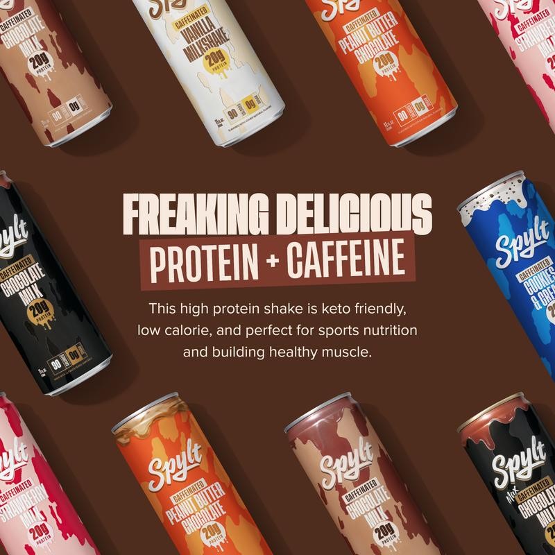 Spylt - High Protein, Caffeinated Chocolate Milk, Workout Recovery &