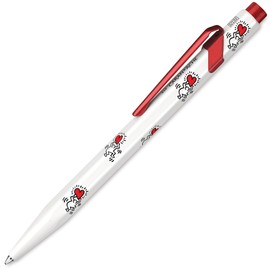 Caran D' Ache Keith Haring Ballpoint Pen - Special Edition - White