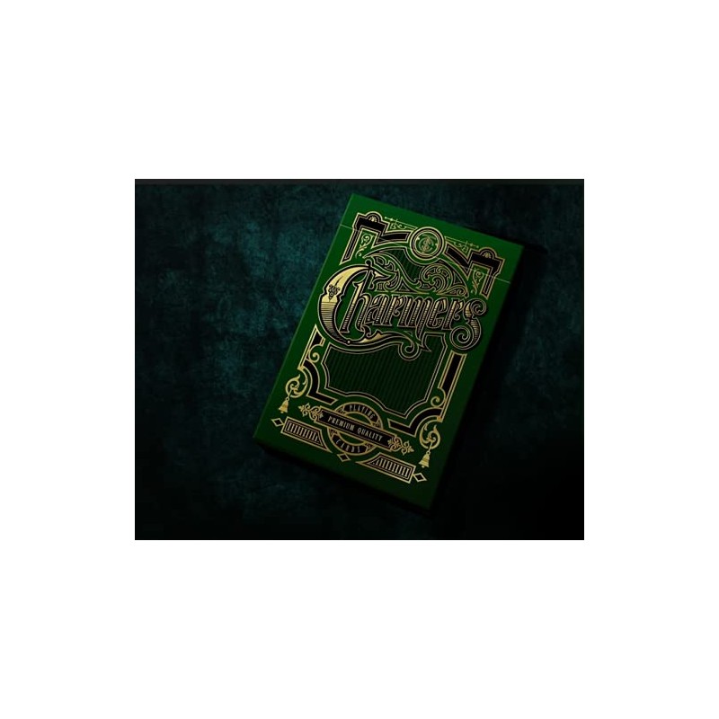 KOOMA Charmers Playing Cards (Green) & Clear Plastic Protective Playing