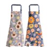 2 Pack Kitchen Cooking Aprons, Adjustable Chef Apron with Pockets,