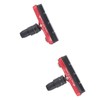1 Pair Bike Brake Pads Rubber Aluminum Alloy Quiet Mountain