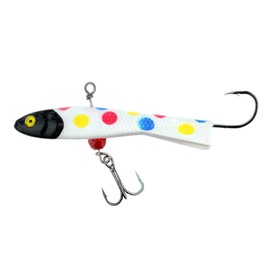FREEDOM TACKLE Turnback Shad 2, 1/4" | One-Piece Metal Body Vertical Jig | Wonderbread, 5/8 oz