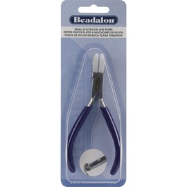 Beadalon Flat Nose Nylon Jaw Pliers with Replaceable Jaws