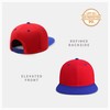 CHOK.LIDS Flat Bill Visor Classic Snapback Hat Blank Adjustable Brim