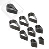 sourcing map Leather Teardrop Shape Punch Cutter Set 8 Sizes