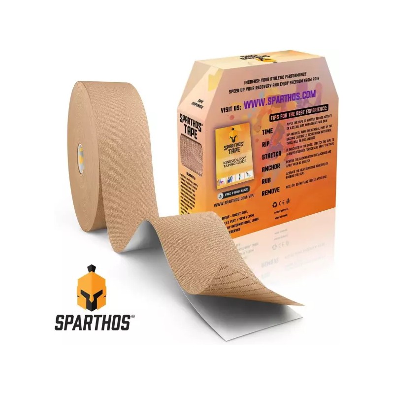 Spartos 스파르토스 키네시오리 테이프 - 벌크 대형 점보 무료 테이핑