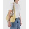 BAGGU Medium Nylon Crescent Bag - Butter