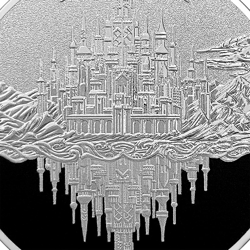 AtSKnSK Artisan Asymmetrical Coin Challenge Coin (Asymmetrical Castle, Piece, 1)