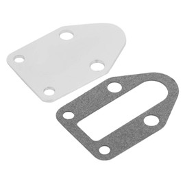 fuel pump blank off plate 350 + Fuel Pump Plate with Gasket Chrome Stainless Steel Fit for SB 283 305 327 383 400 Engine Block Off Platefor mounting stainless steel chrome gasket mr