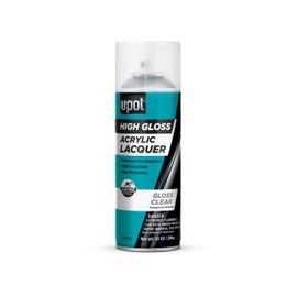 U-POL Acrylic Lacquer, Fast-Drying, All-Purpose Vehicle Touchup Paint With Gloss Finish, For Scratches & Marks, Gloss Clear