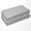 Bacati - 2 Pack Crib Fitted Sheets - Grey Steele