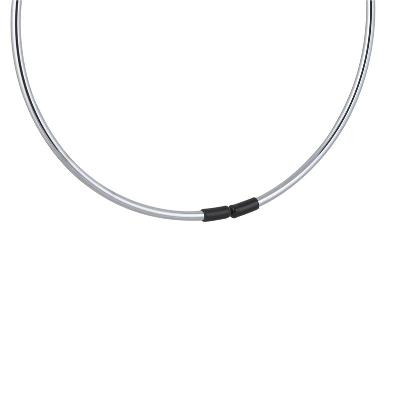 Organize It All Belt/Scarf Ring, Chrome, Metallic and Black