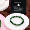 Graduation Jewelry for Her Him,2024 Natural Stone Graduation Bracelet Inspirational