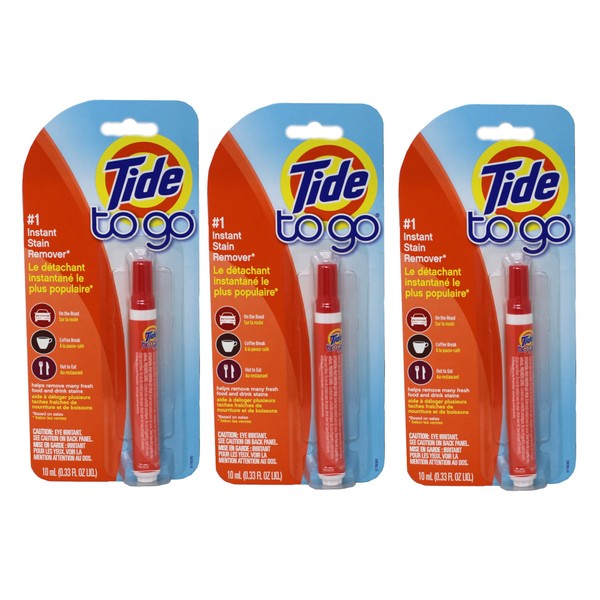 Tide To Go Instant Stain Remover 0.33 oz ( Pack of 3)