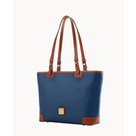 Dooney & Bourke Handbag, Pebble Grain Small Leisure Shopper Tote - Blue