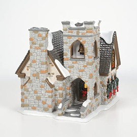 Department 56 Snow Village Woodlands Family Church Lit Building, 7.48 Inch, Multicolor