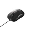 BUFFALO Wired Optical Mouse 3 Button Medium Black