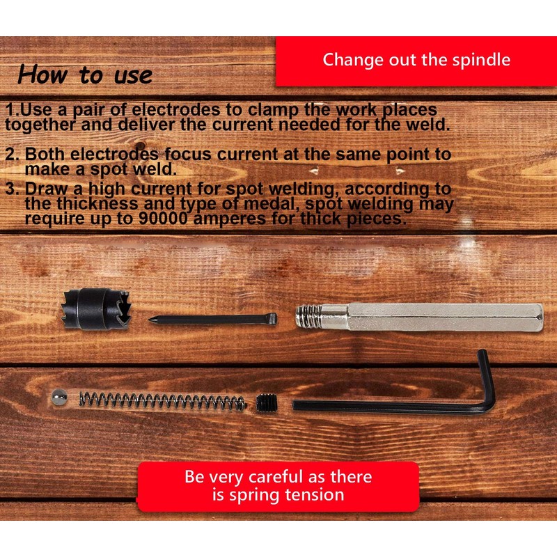 Reppkyh 15-Pack Spot Weld Cutter Sets - Double Sided 3/8"