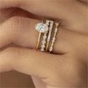 Gold Rings for Women Non Tarnish Stackable Rings for Women