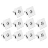 10Pcs Solar Panel Mid Clamps Waterproof Mount Aluminum Bracket Mounting