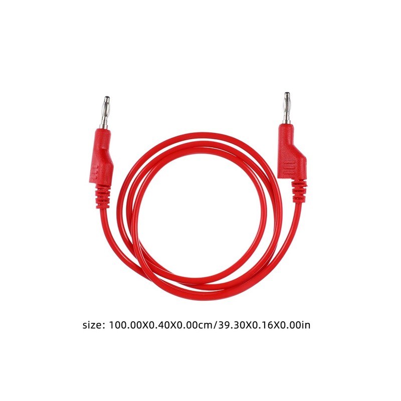 TEHAUX Banana Plug Test Leads Kit, Multimeter Test Lead Stackable