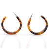 chenpaif Earrings,Acrylic Marbled Earring Leopard Round Hoop Earrings Women Tortoise