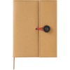KING JIM +Kraft 1971KFヘー Notebook Cover, A6, Beige