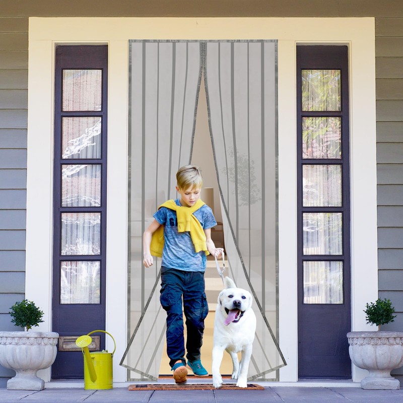 Sekey Magnet Fly Screen Door Curtain for Wood, Iron, Aluminium