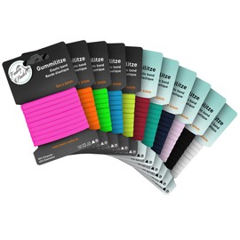 Faden & Nadel 6 mm elastic band, 5 m long, orange, can be ironed