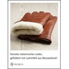 AKAROA ESTD 2019 DAN Men's Leather Gloves, Touchscreen Function, Italian