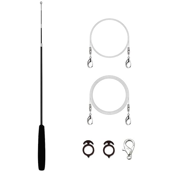 "lappland" Cat Toy, Cat Teaser, 1 Rod & Fishing Line with Hardware, Replacement Cat Toy Exclusive (Rod & Fishing Line)