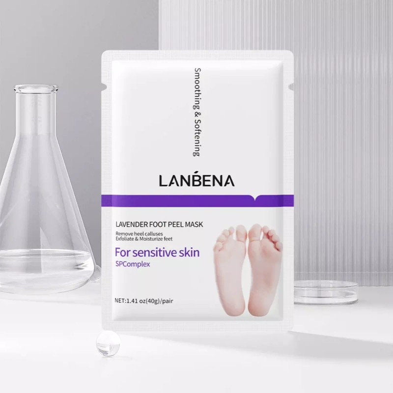 Universo en Linea Mascarilla Exfoliante Pies Lanbena Elimina Piel Muerta