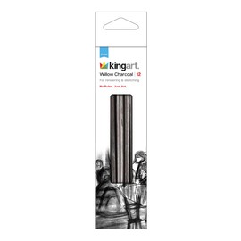 KINGART 12 Piece Willow Charcoal (136)