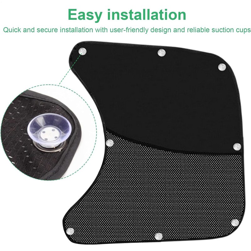 Semi Truck Window Shades - 2X Semi Truck Window Sunshade