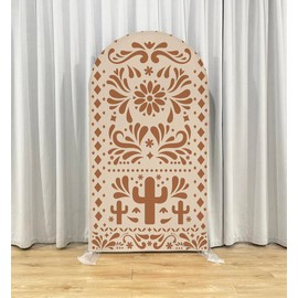 Mexico Theme Arch Stand Covers Fiesta Wedding Party Elastic Fabric Background Birthday Baptismx Baby Shower Decor Props (75x180cm(W30''H72''),G-3741)