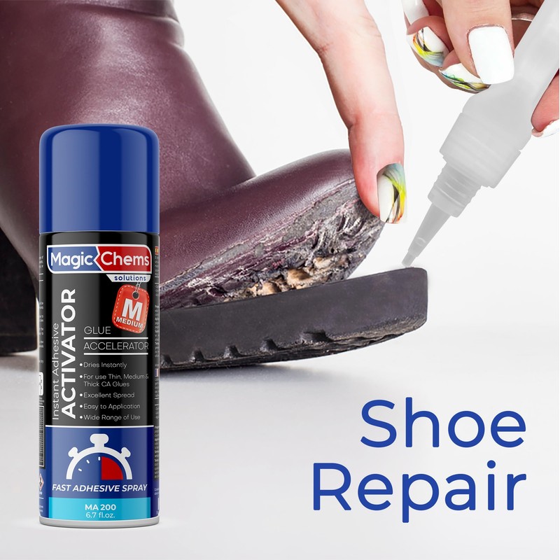 CA Glue with Activator Kit (4 x 0.8 oz Glue