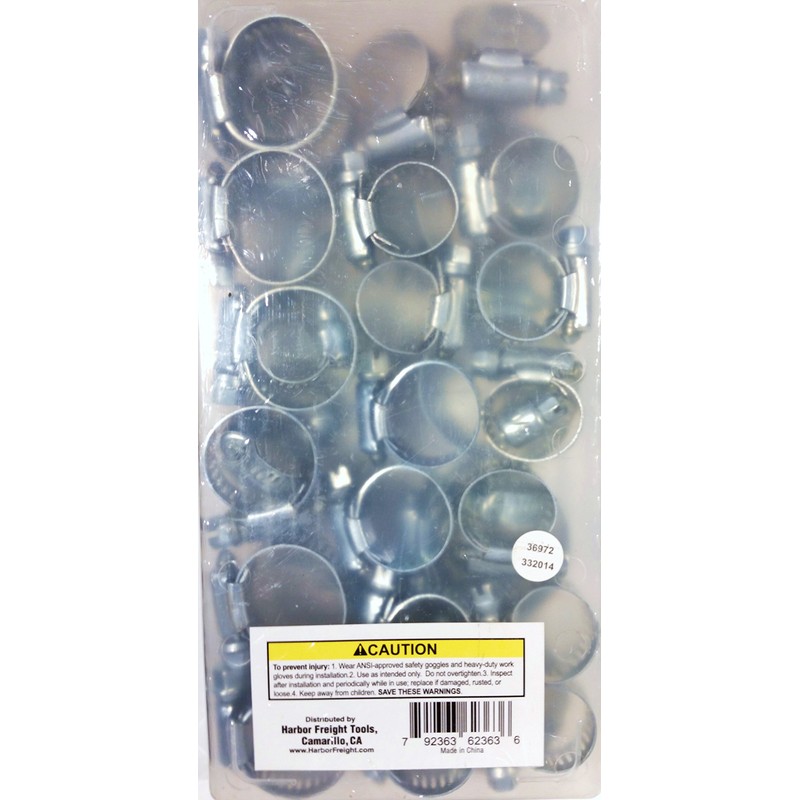 Automotive Hose Clamp Assortment, 40 Pc.