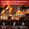 Meat Thermometer with 3-Second Instant Read, Backlit LCD, Calibration &
