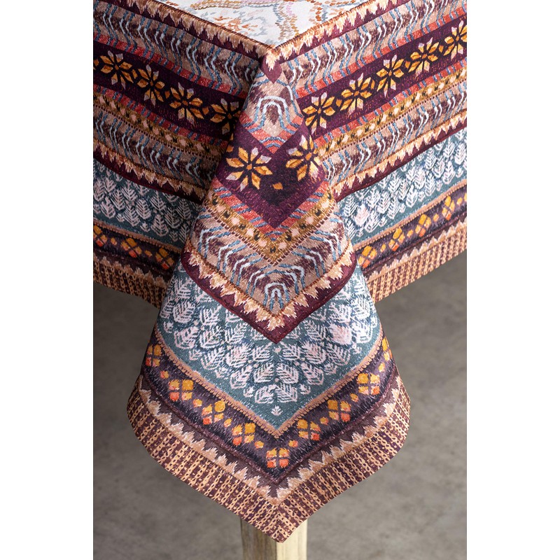 Maison d' Hermine Fair Isle 100% Cotton Tablecloth Kitchen Dining
