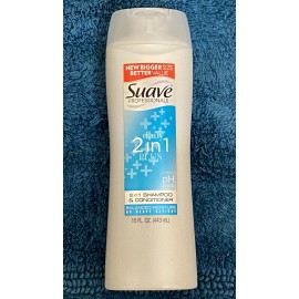 Suave Professionals Daily 2 in 1 Plus Shampoo & Conditioner 15 fl oz