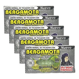 Jabón Facial De Bergamota 125g Del Indio Pápago Pack De 5